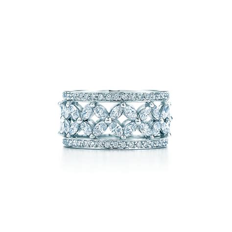 platinum tiffany reproduction ring